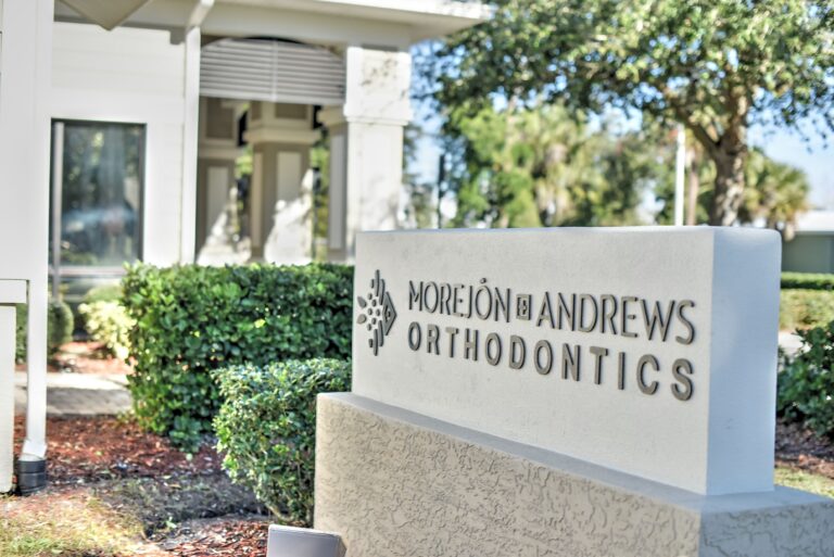 Personalized orthodontics, photo of the exterior front of the office at Morejon + Andrews Orthodontics