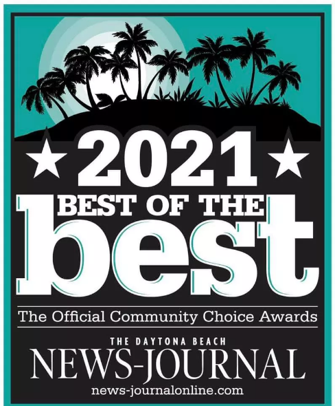 Best of the Best 2021 award image, Morejon + Andrews Orthodontics voted Best o the Best by the Daytona Beach News-Journal