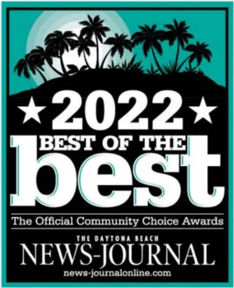Best of the Best 2021 award image, Morejon + Andrews Orthodontics voted Best o the Best by the Daytona Beach News-Journal